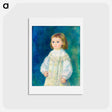 アートポストカード-Lucie Berard (Child in White) - ピエール オーギュスト ルノワール Postcard.
