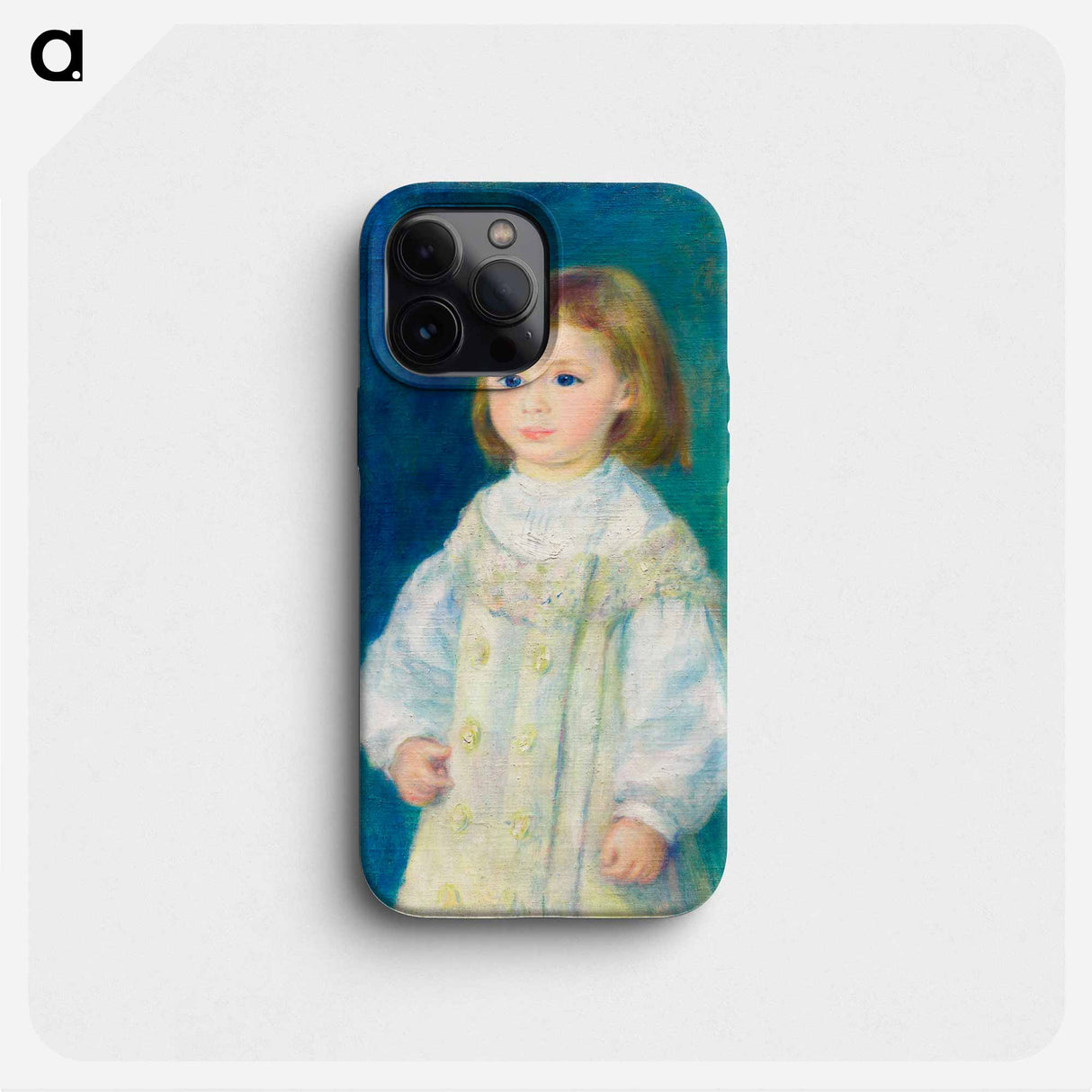 Lucie Berard (Child in White) - Pierre Auguste Renoir Phone Case.