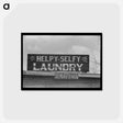 アートポストカード-Helpy-Selfy Laundry
 - ラッセル リー Postcard.