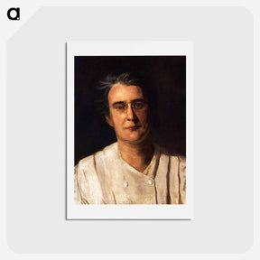 アートポストカード-Portrait of Lucy Langdon Williams Wilson - トーマス エイキンズ Postcard.