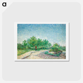アートポストカード-Square Saint-Pierre, Paris - フィンセント ファン ゴッホ Postcard.