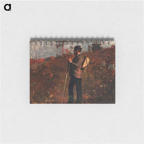 アートメモ帳-Man with a Knapsack - ウィンスロー ホーマー Memo.