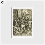 アートポストカード-The Bearing of the Cross - アルブレヒト デューラー Postcard.