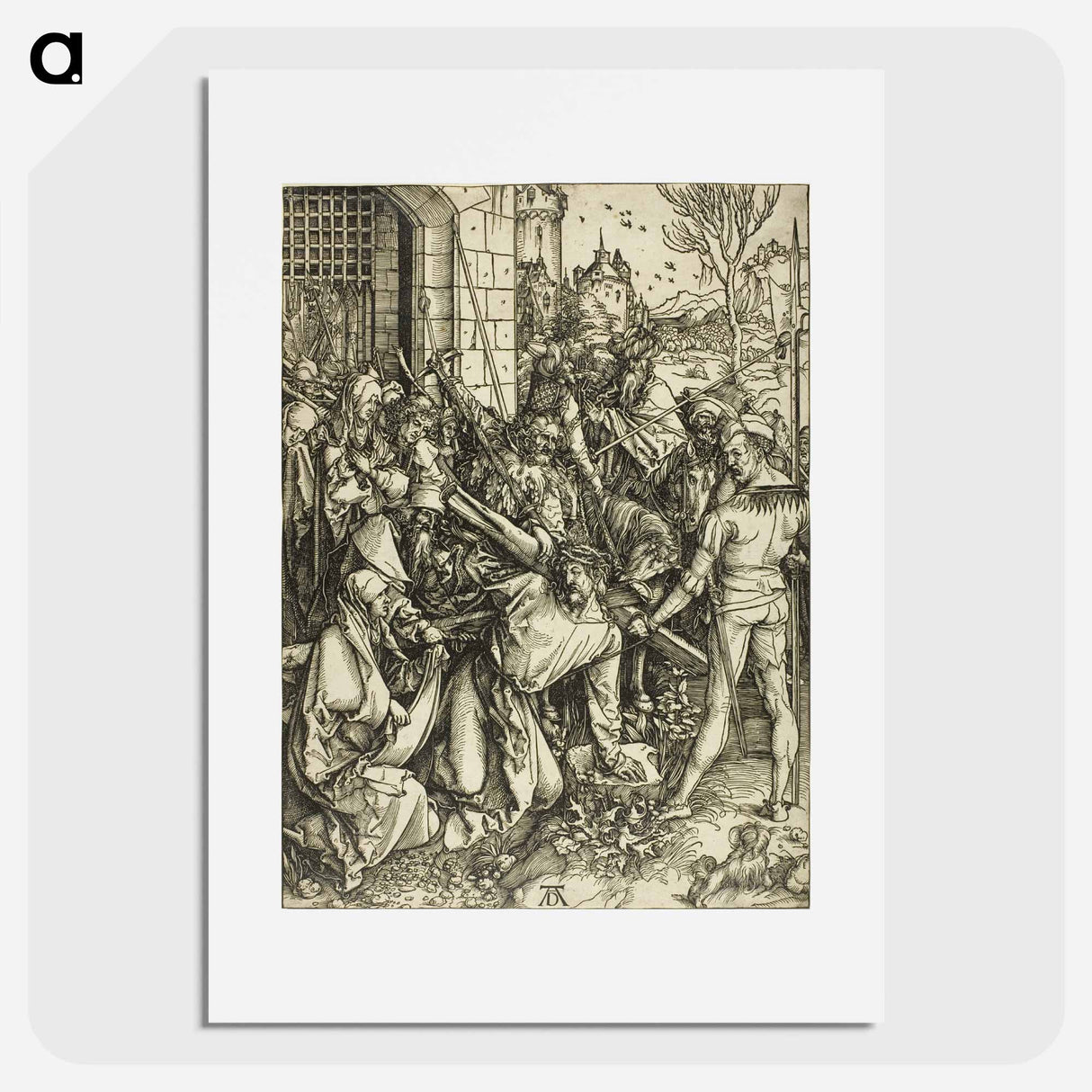 アートポスター-The Bearing of the Cross - アルブレヒト デューラー Poster.