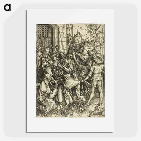 アートポスター-The Bearing of the Cross - アルブレヒト デューラー Poster.