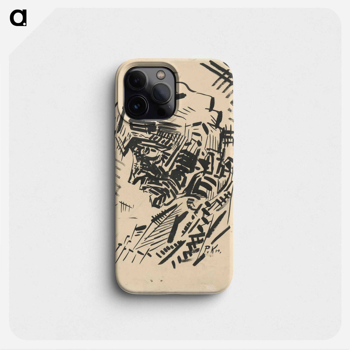 Head of a man in a fur-cap - アーノルド ピーター ワイズ クビンチャン Phone Case.