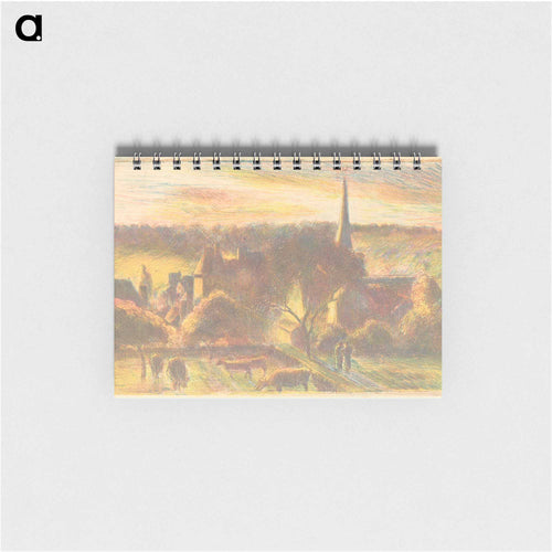 Eglise et ferme d'Éragny - Camille Pissarro Memo.