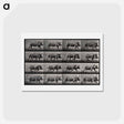 アートポストカード-Running Pig
 - エドワード マイブリッジ Postcard.