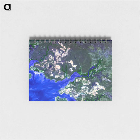 アートメモ帳-Weipa Bauxite Mine
 - 上空からの地球 Memo.