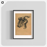 After the Bath - エドガー ドガ Poster.