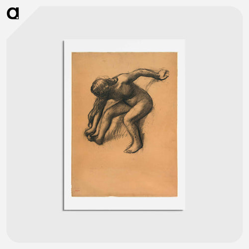 After the Bath - エドガー ドガ Postcard.