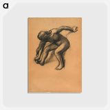 アートポストカード-After the Bath - エドガー ドガ Postcard.