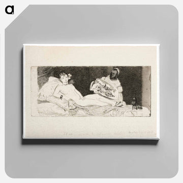 Olympia - エドゥアール マネ Canvas.