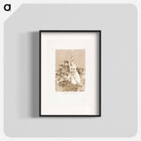 Nothing could be done about it, plate 24 from Los Caprichos by Francisco José de Goya y Lucientes - Francisco de Goya Poster.