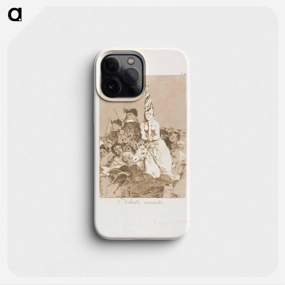 Nothing could be done about it, plate 24 from Los Caprichos by Francisco José de Goya y Lucientes - Francisco de Goya Phone Case.