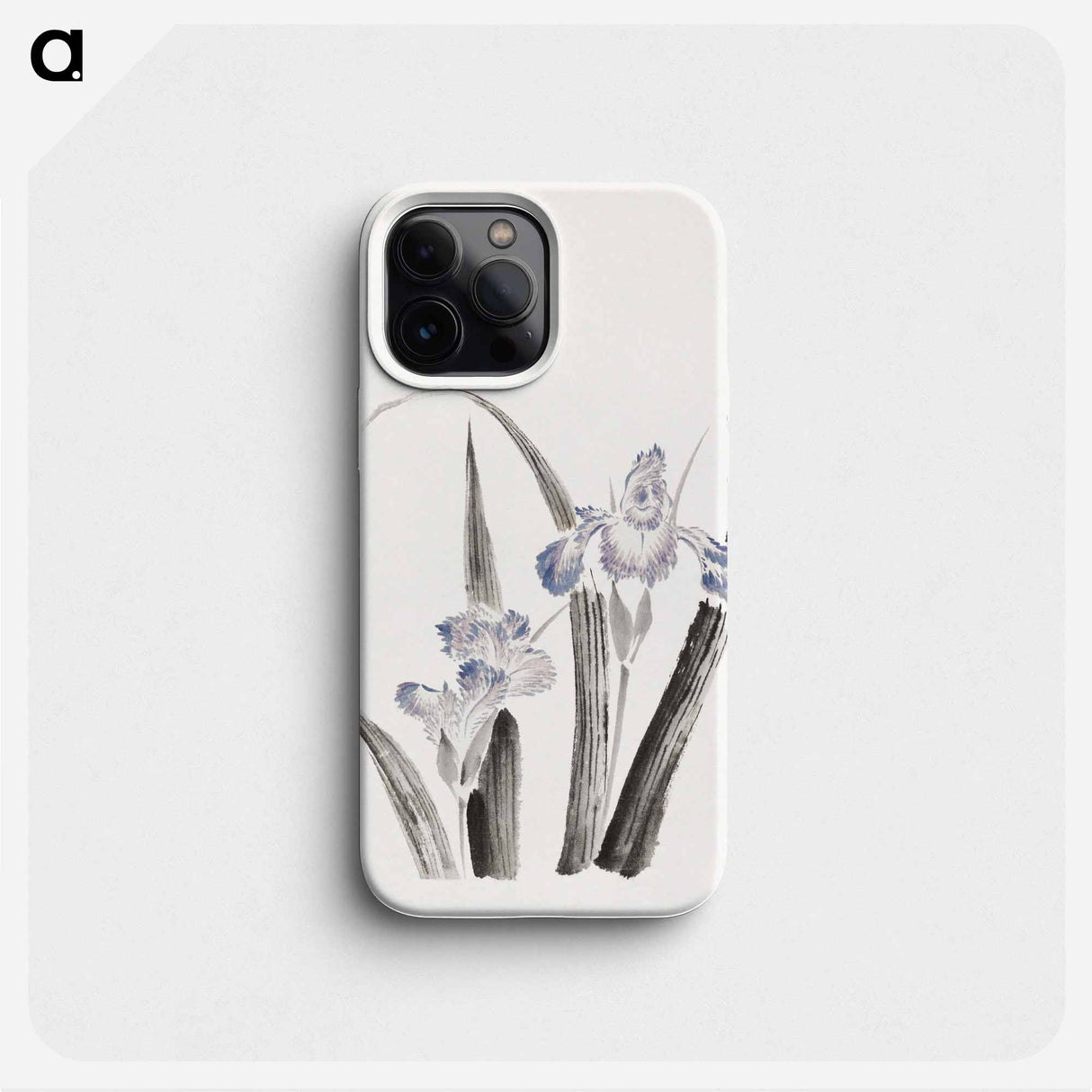 Japanese iris flower - 葛飾 北斎 Phone Case.