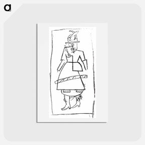 アートポストカード-Woman - カジミール マレーヴィチ Postcard.