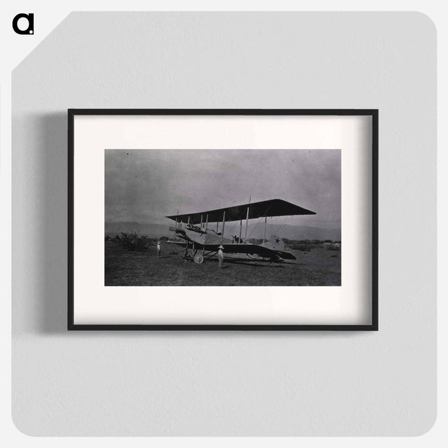 アートポスター-Two Mexican Children by an Airplane
 - 国立医学図書館 Poster.