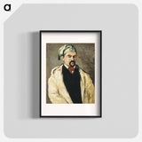 The Artist's Uncle - Paul Cezanne Poster.