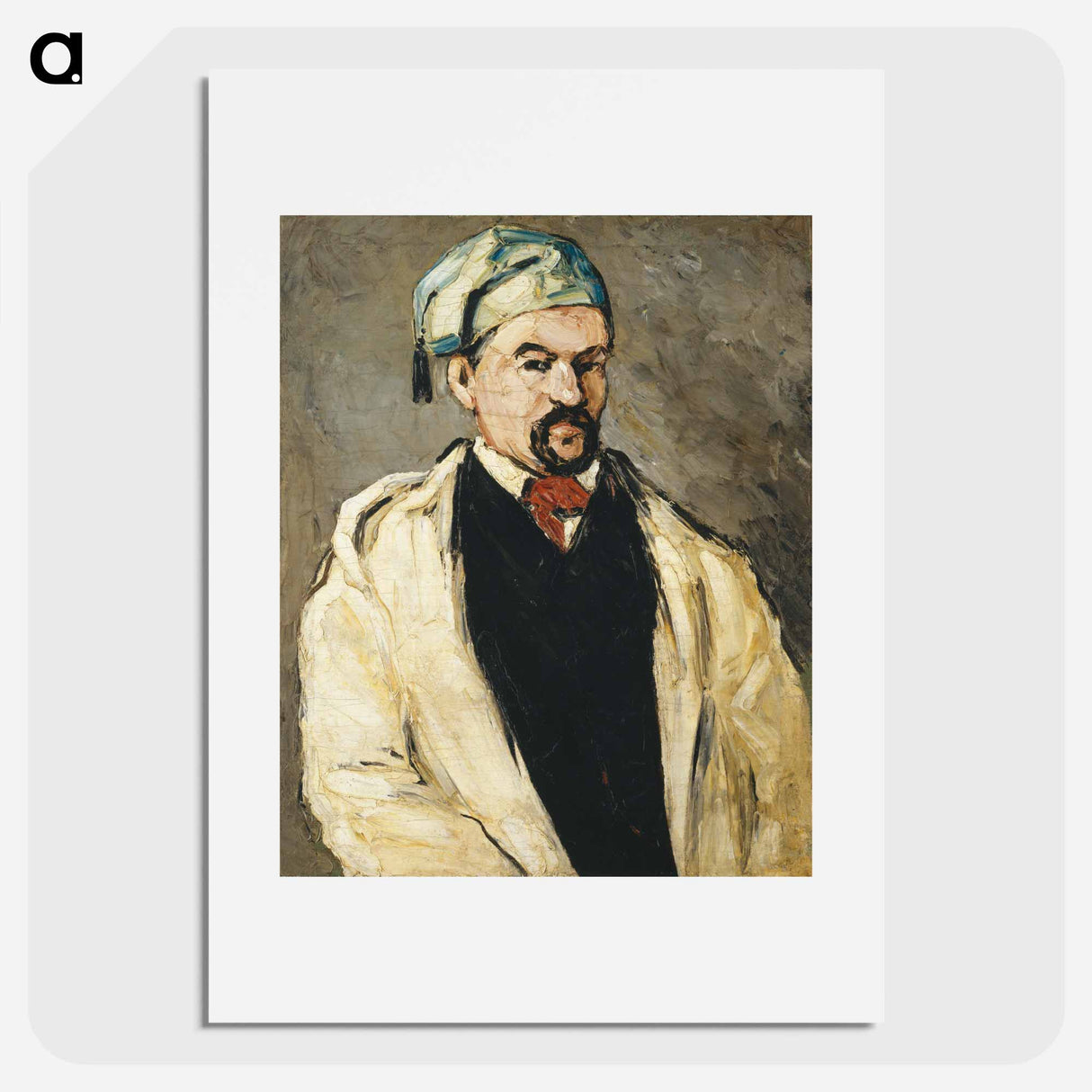 The Artist's Uncle - Paul Cezanne Poster.