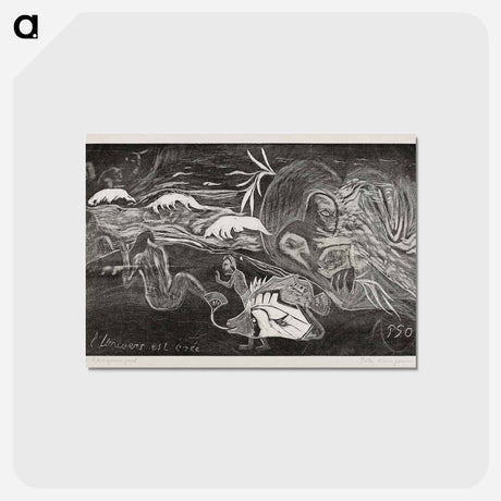 アートポストカード-The Universe Is Being Created - ポール ゴーギャン Postcard.