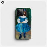 Girl with a Jump Rope - Pierre Auguste Renoir Phone Case.