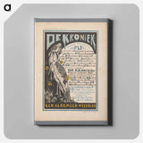 De Kroniek / Een Algemeen Weekblad - テオ ヴァン ホイテマ Canvas.