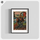 Wada: Wada Hyōe print in high resolution by Utagawa Kuniyoshi - 歌川 国芳 Poster.
