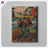 Wada: Wada Hyōe print in high resolution by Utagawa Kuniyoshi - 歌川 国芳 Canvas.