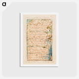 アートポストカード-Songs of Innocence and of Experience: A Dream - ウィリアム ブレイク Postcard.