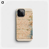 Songs of Innocence and of Experience: A Dream - ウィリアム ブレイク Phone Case.