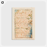 アートポストカード-Songs of Innocence and of Experience: A Dream - ウィリアム ブレイク Postcard.