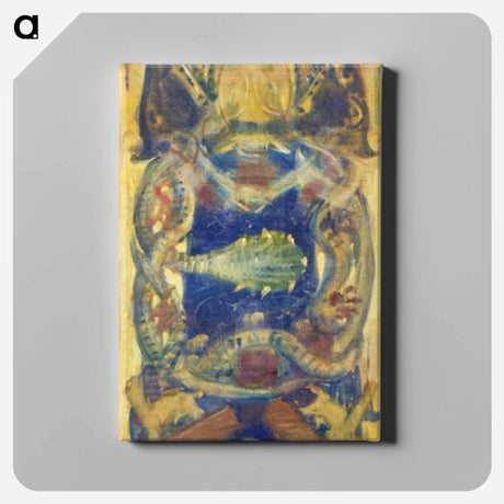 アートパネル-Study for the Boston Public Library Murals: Pagan Heads, for a Vault
 - イェール大学アートギャラリー Canvas.