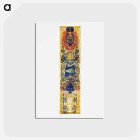 アートポストカード-Study for the Boston Public Library Murals: Pagan Heads, for a Vault
 - イェール大学アートギャラリー Postcard.