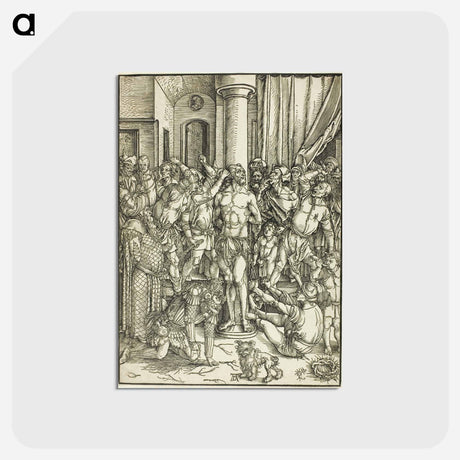 アートポストカード-The Flagellation - アルブレヒト デューラー Postcard.