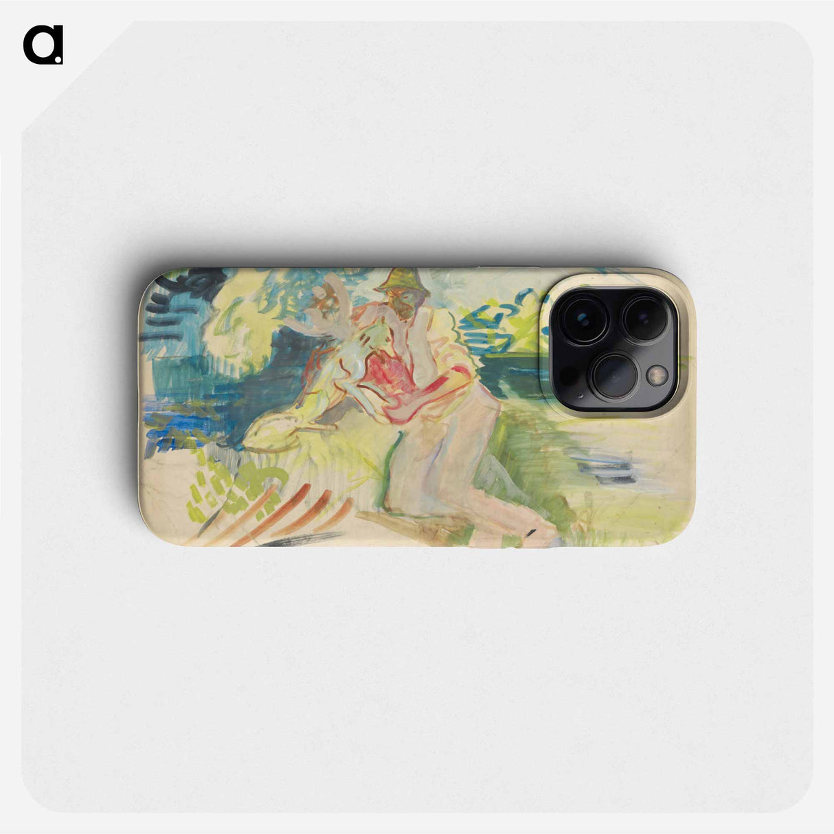 Man with a dog - アーノルド ピーター ワイズ クビンチャン Phone Case.