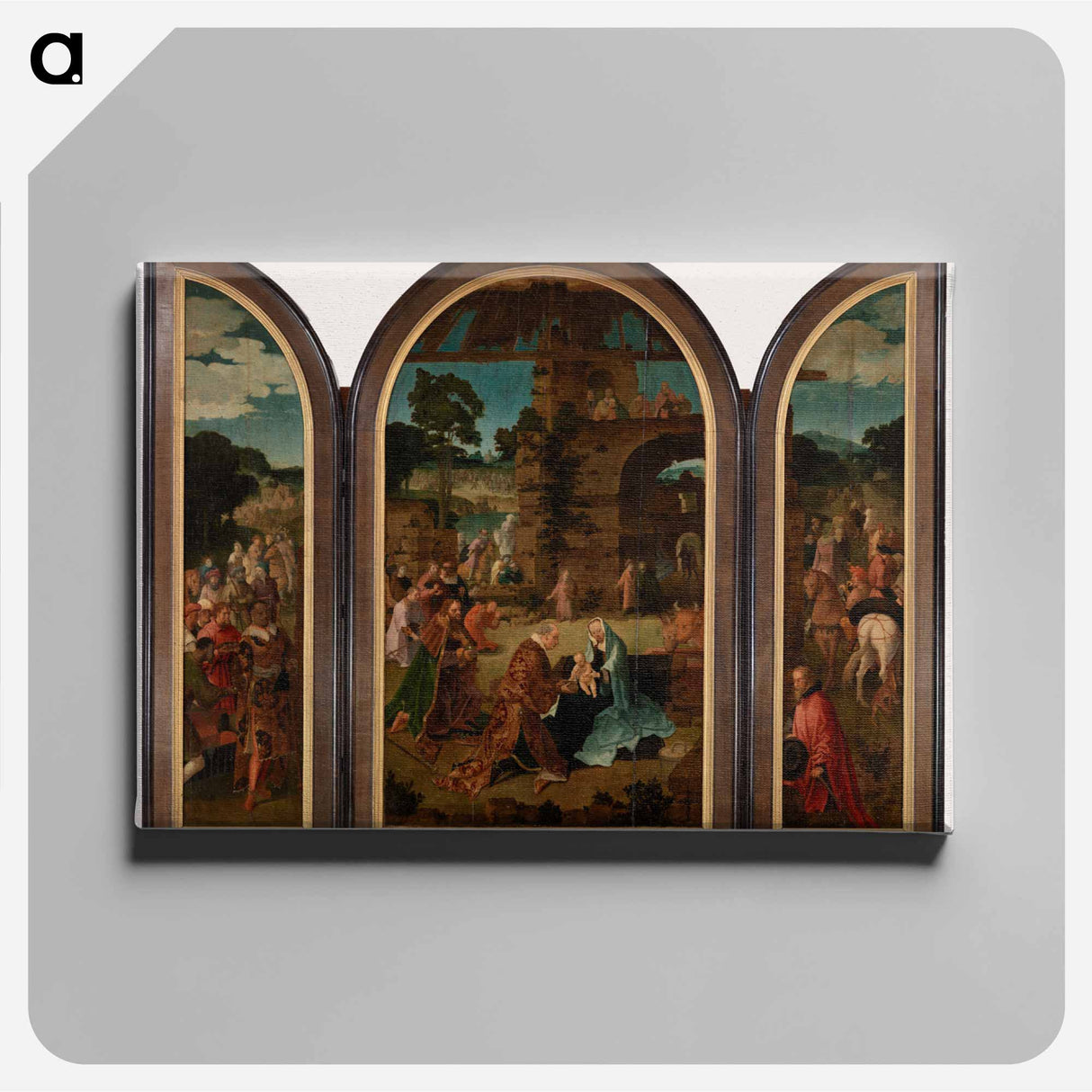 アートパネル-Adoration of the Magi
 - バーンズ・コレクション Canvas.