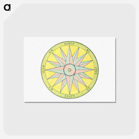 アートポストカード-Mariner's Compass
 - 大英図書館 Postcard.