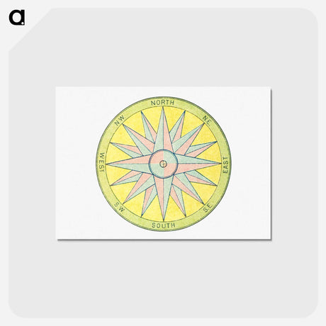 アートポストカード-Mariner's Compass
 - 大英図書館 Postcard.