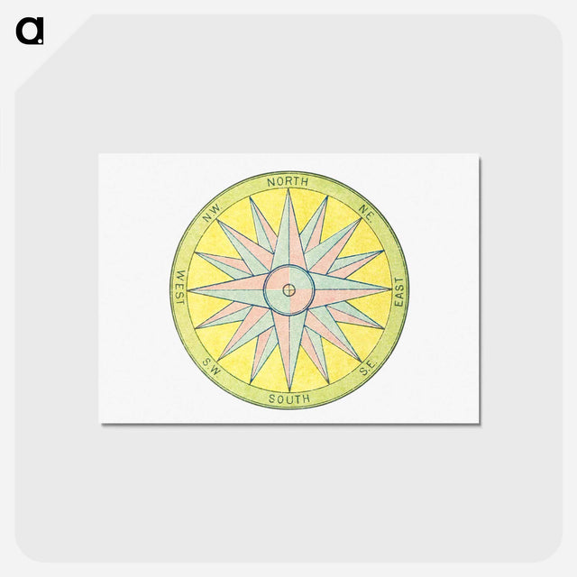アートポストカード-Mariner's Compass
 - 大英図書館 Postcard.