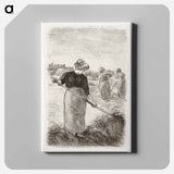 Women Tossing the Hay - Camille Pissarro Canvas.