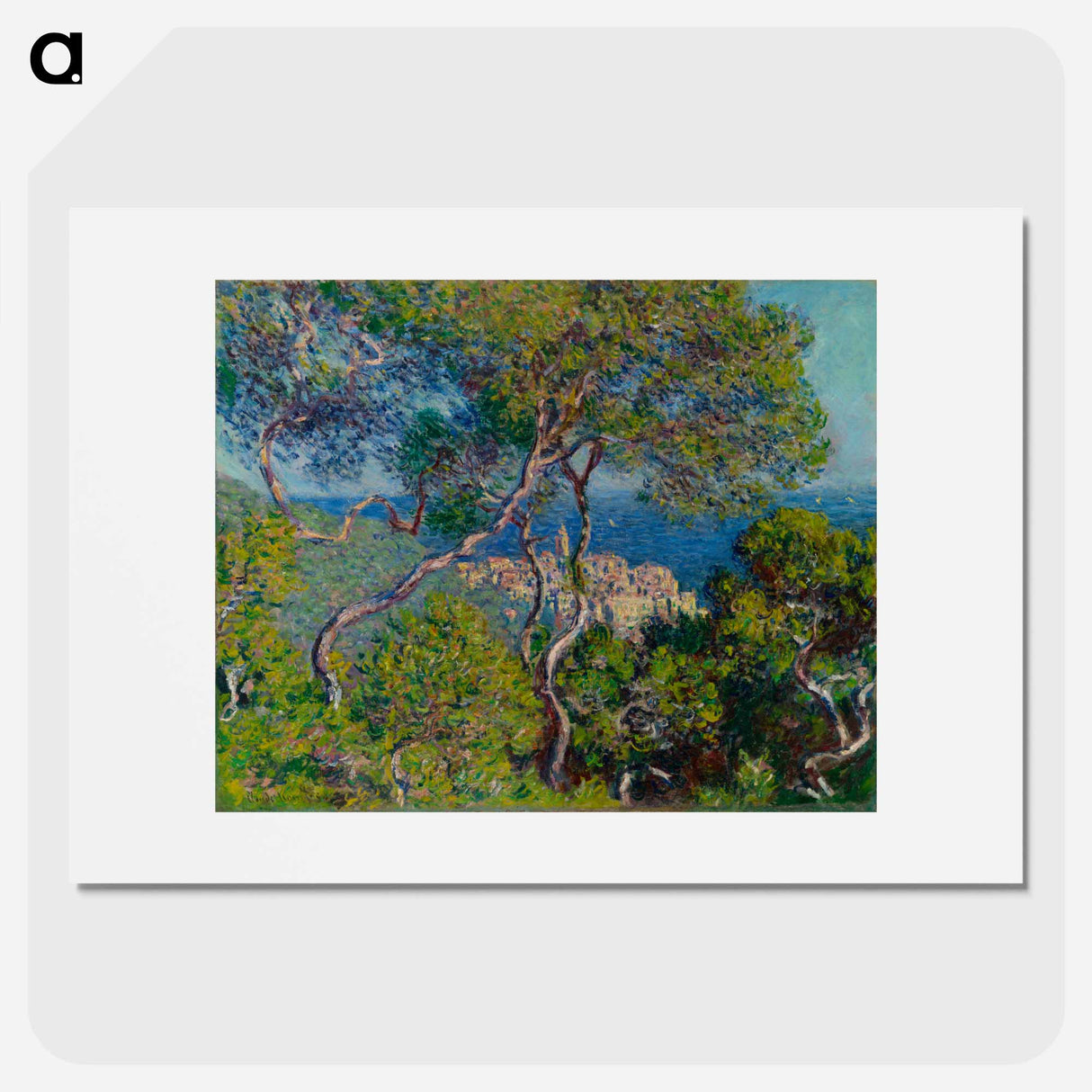 Bordighera - Claude Monet Poster.