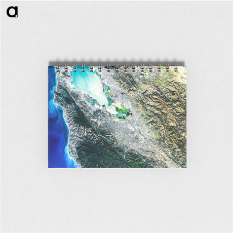 アートメモ帳-Super Bowl Cities: Santa Clara, California, as Seen from NASA Satellite
 - 上空からの地球 Memo.