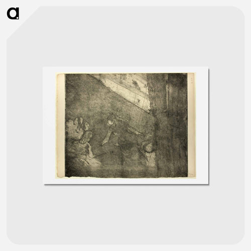 At the Café des Ambassadeurs - エドガー ドガ Postcard.