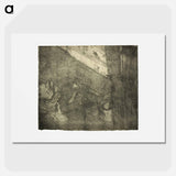 アートポスター-At the Café des Ambassadeurs - エドガー ドガ Poster.