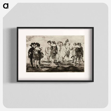 アートポスター-The Little Cavaliers - エドゥアール マネ Poster.