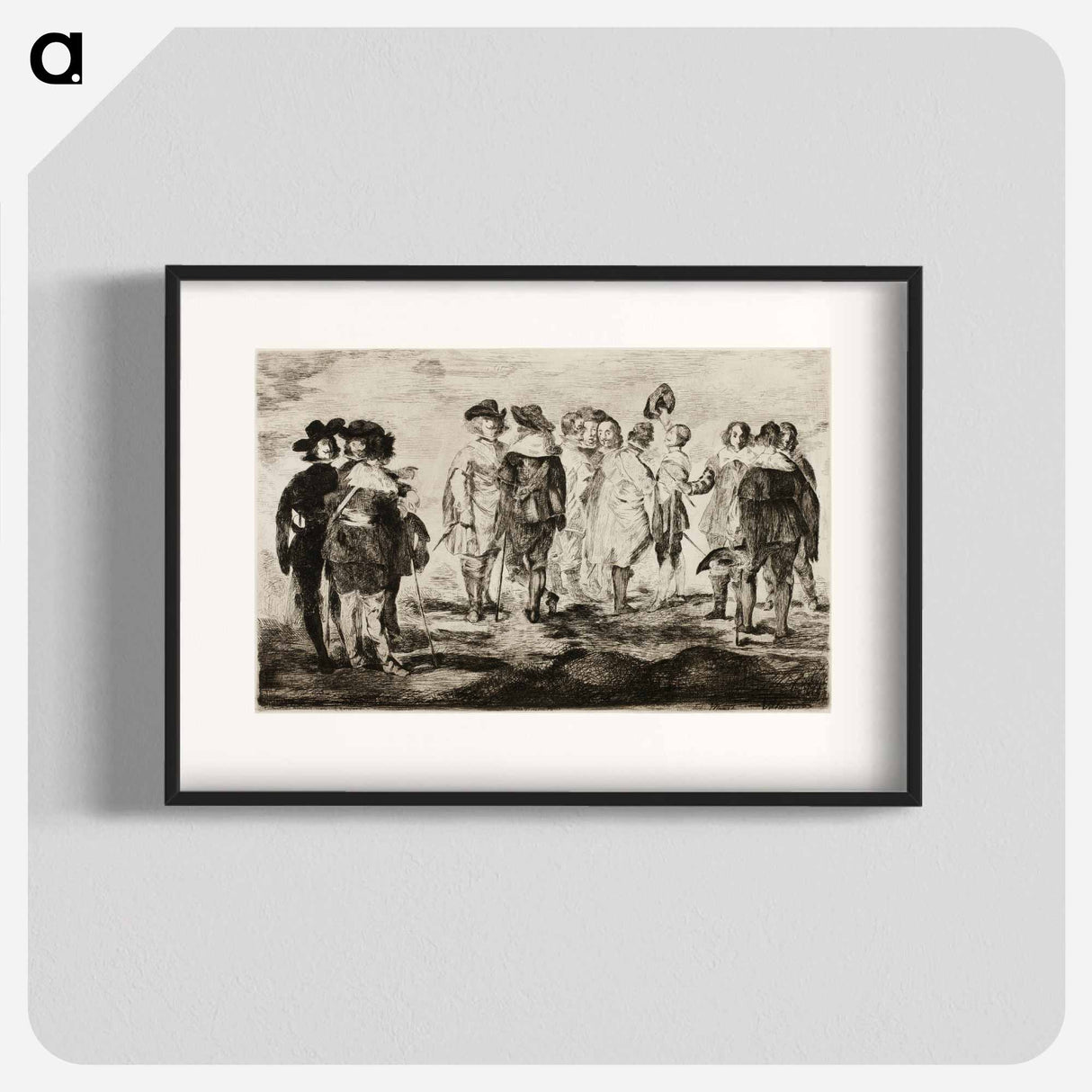 The Little Cavaliers - エドゥアール マネ Poster.