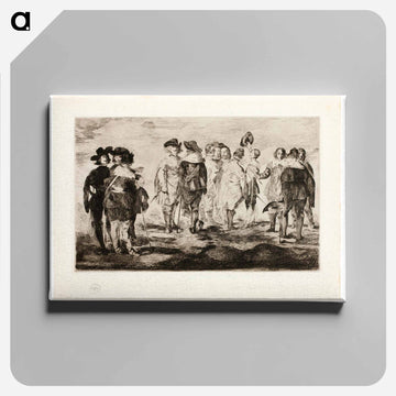 The Little Cavaliers - エドゥアール マネ Canvas.