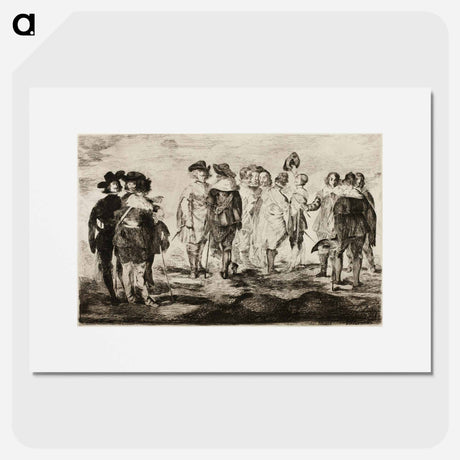 アートポスター-The Little Cavaliers - エドゥアール マネ Poster.