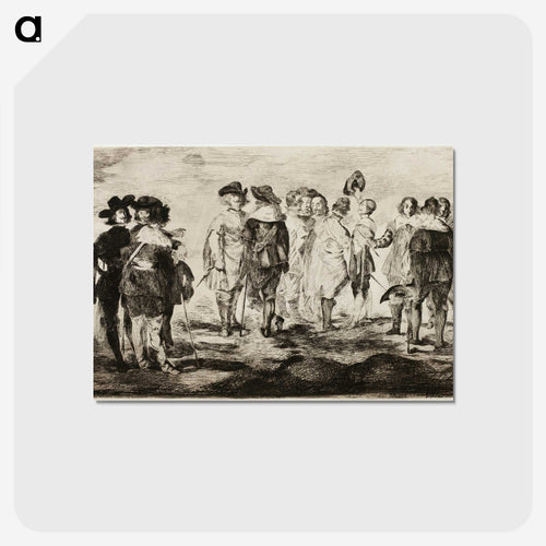 The Little Cavaliers - エドゥアール マネ Postcard.